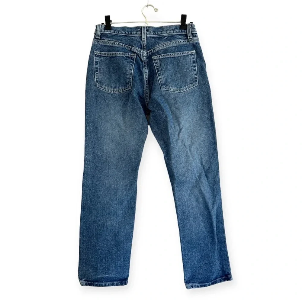 Vintage High Waisted Mom Jeans Petite Medium Blue Wash Denim 26” Waist - Picture 2 of 7